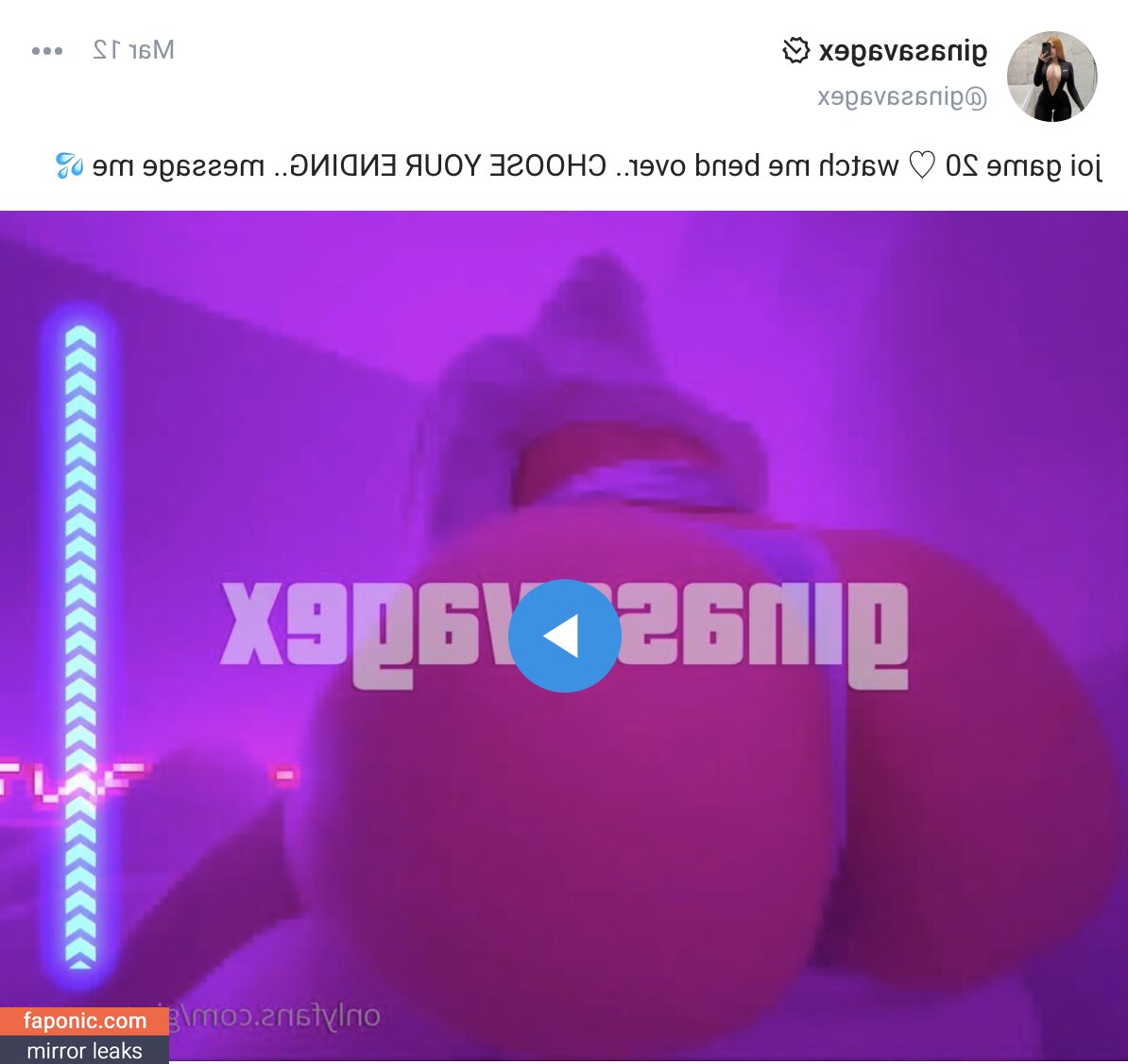 Gina Savage, Ginasavagex, https: Alastonvuodot OnlyFans Kuva #6
